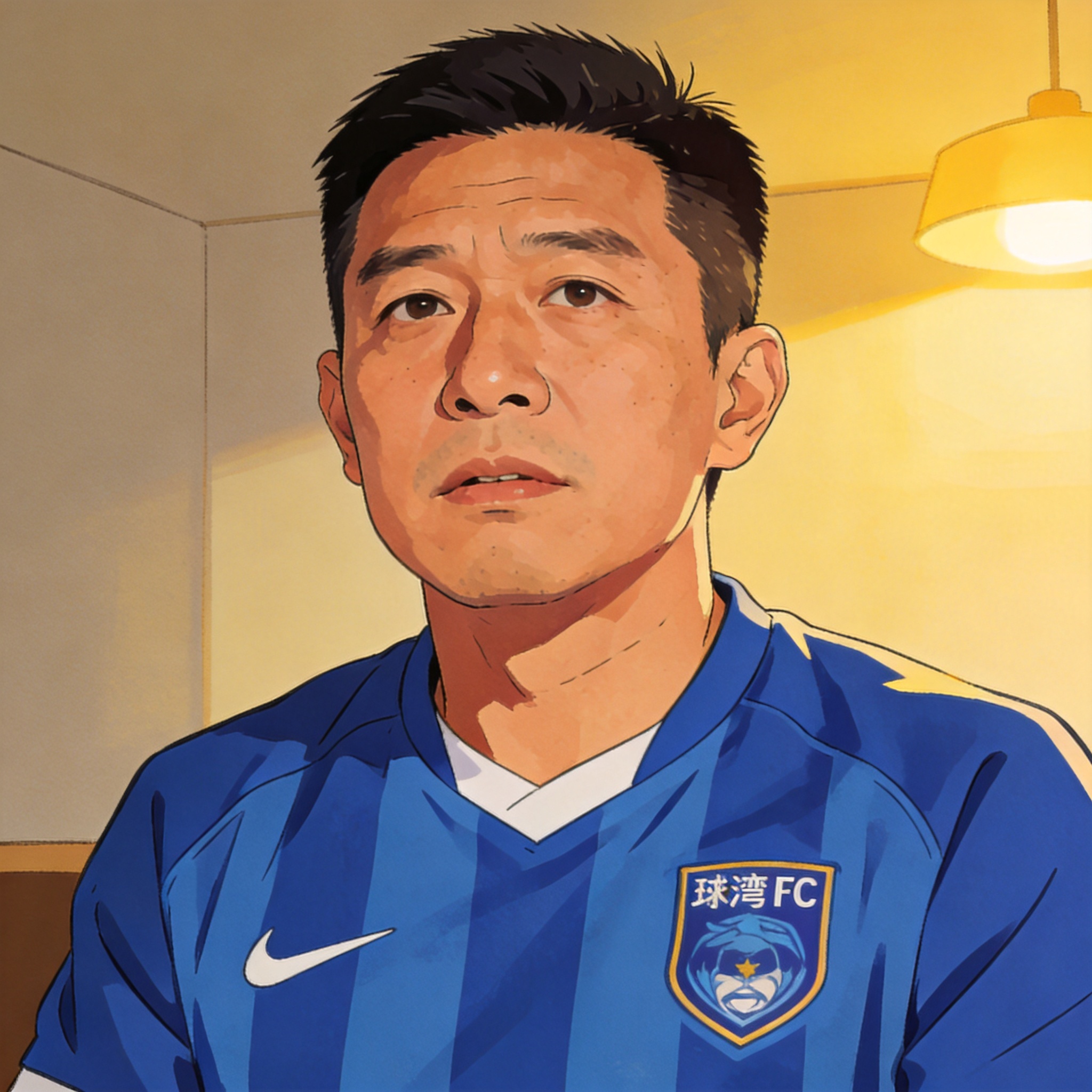 球迷用户头像插画